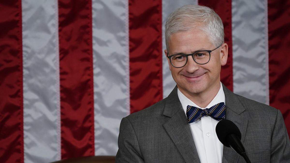 Oct 17, 2023; Washington, DC, USA; Speaker Pro Tempore Rep. Patrick McHenry, R-N.C., presides over the House of Representatives as House lawmakers hold a vote to elect a new speaker in Washington on Tuesday, Oct. 17, 2023.  House Republicans nominated the chair of the House Judiciary Committee, Rep. Jim Jordan, R-Ohio, to the speakership last week.  Jordan's chances of earning 217 votes, the number needed to become speaker, are unclear.. Mandatory Credit: Jack Gruber-USA TODAY