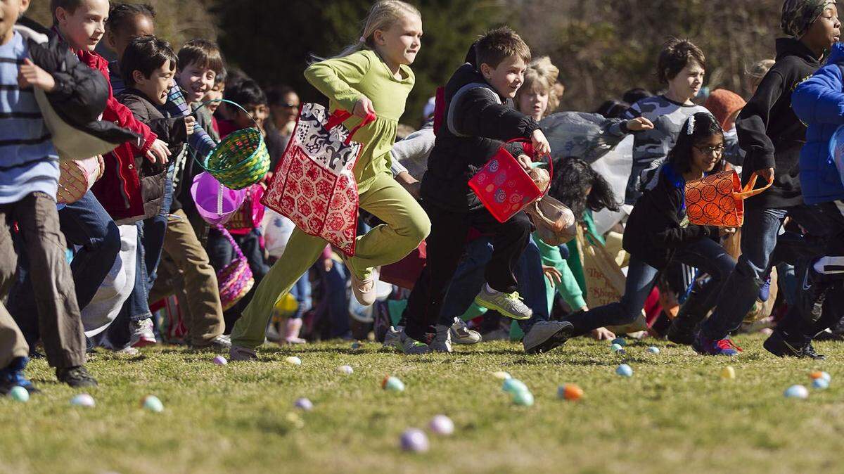 In this 2016 file photo, children take part in an Easter egg hunt at Cedar Fork Park, one of a dozen parks in Morrisville.