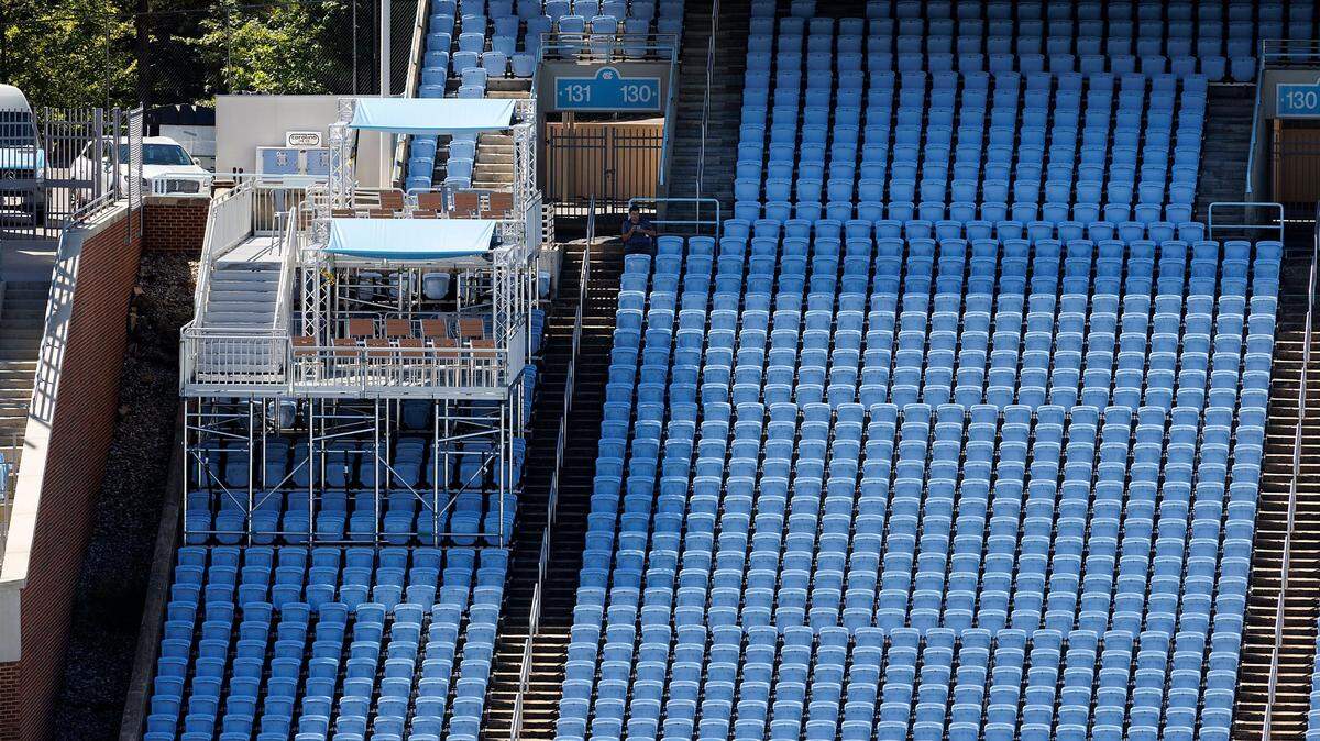 New elevated seating is seen at Kenan Stadium on Tuesday, Sept. 3, 2024, in Chapel Hill, N.C.