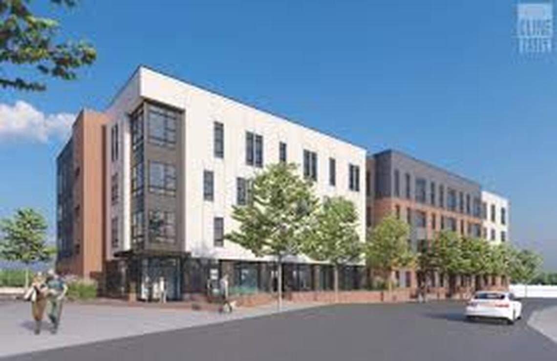 A rendering of Ashton Place, a new affordable senior housing complex in Durham.