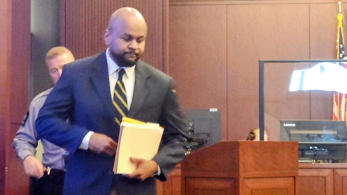 Justin Merritt, 26, is charged is on trial for murder and other crimes in the killing of Raleigh man Andy Banks.