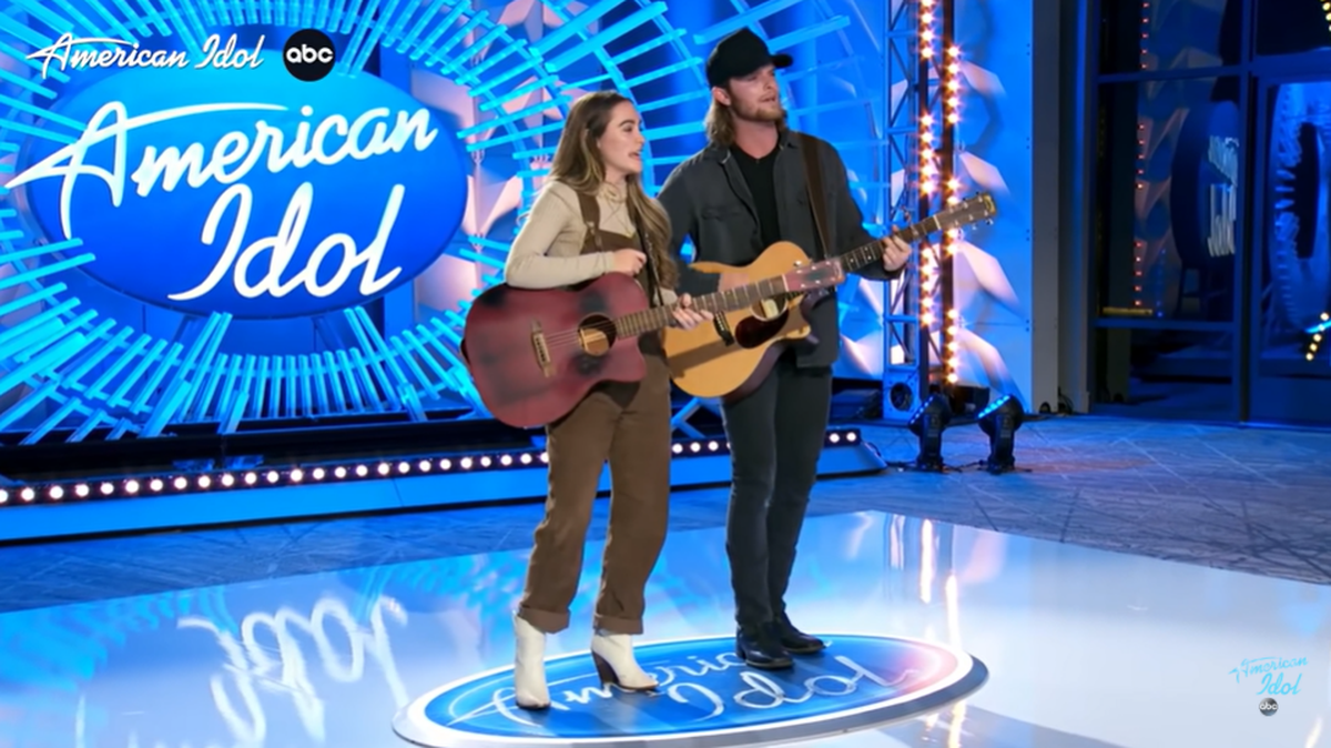 Kaylin Roberson, left, and Matt Gorman