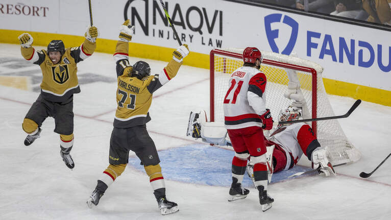 Vegas spoils Hurricanes’ historic comeback as Golden Knights escape in second OT