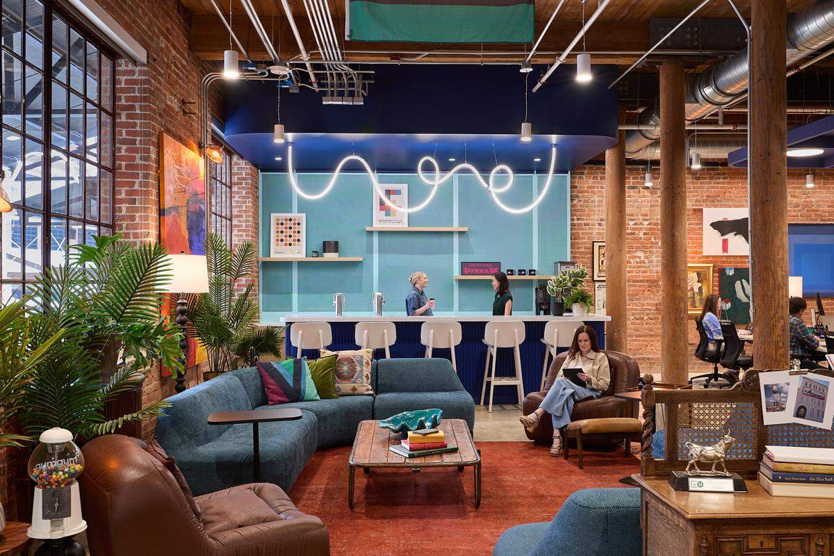 American Underground’s new coffee bar inside the Durham’s American Tobacco Campus.