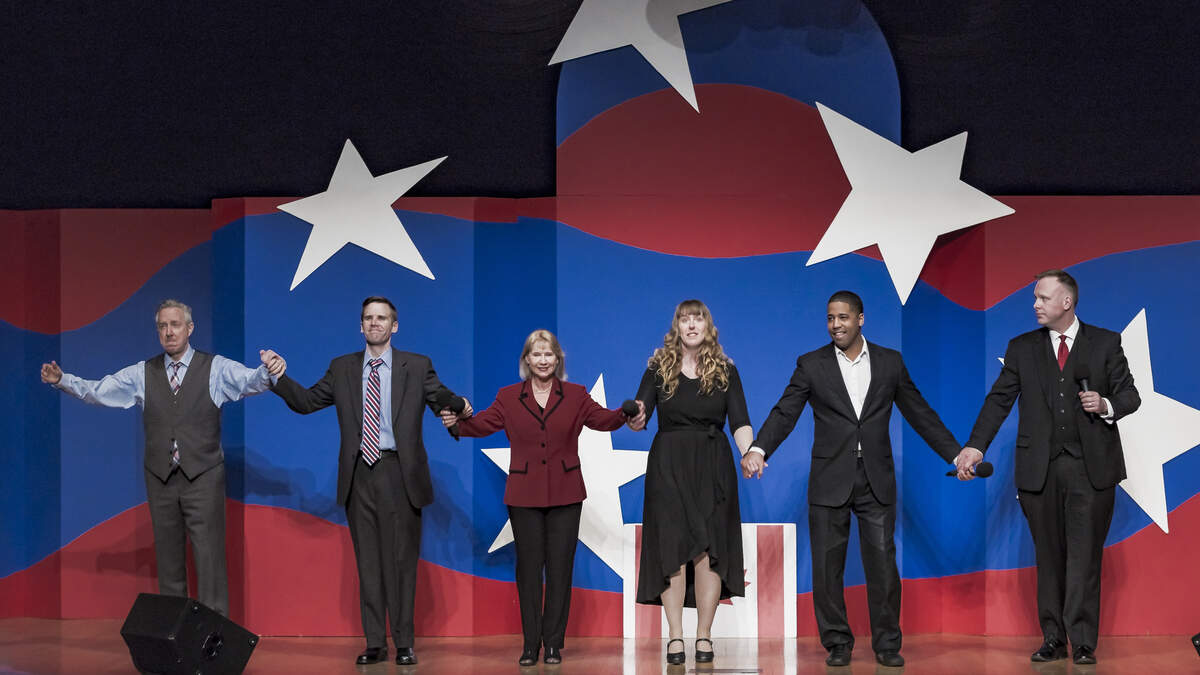The Capitol Steps political satire troupe has a new production, “The Lyin’ Kings.”