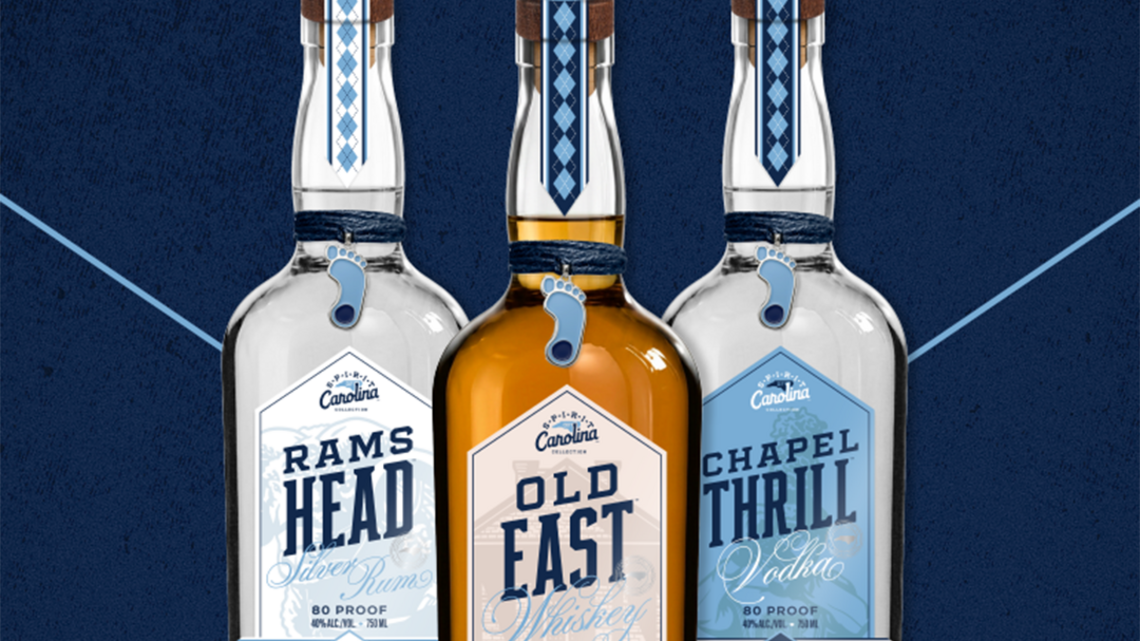 UNC will now sell you a bottle of school spirit, and it’s 80 proof