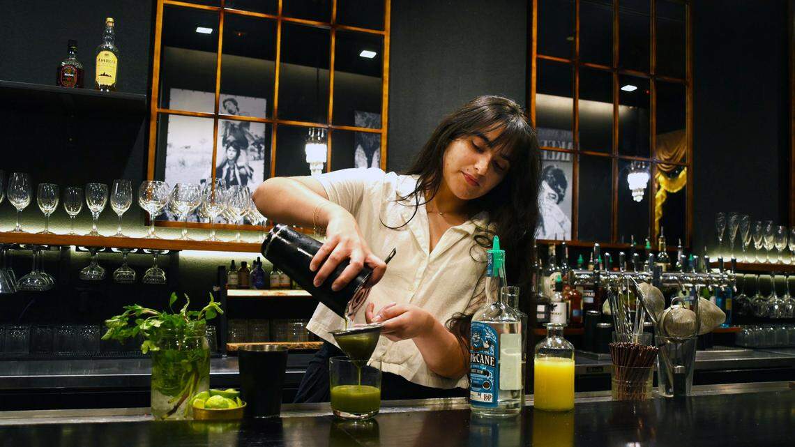 Amy Waas, daughter of Cheeni chef and founder Preeti Waas, formed the identity of The Bar Beej, an inventive cocktail bar in Durham.