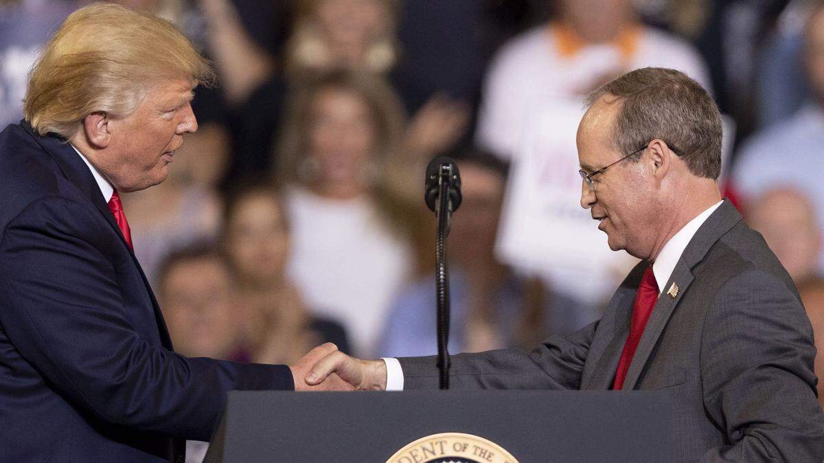 President Donald Trump endorsed Greg Murphy during his 2019 special election and called him to the stage during his July 17, 2019 rally in Greenville. Murphy won the race and now represents Eastern North Carolina in the U.S. House of Representatives.