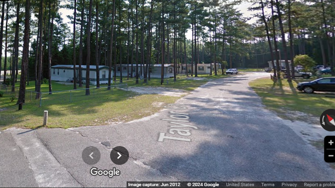 A man is in custody after seven mobile homes were stolen from Green Pines Mobile Home Park in Hoke County, North Carolina, officials say.