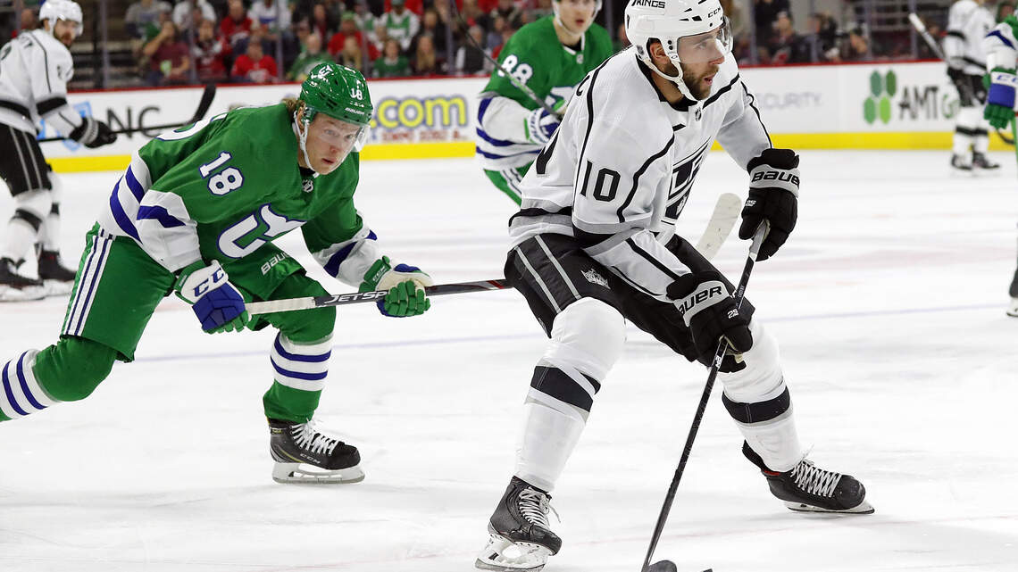 Whale of a night: James Reimer has 41 saves as Canes shut out Kings 2-0