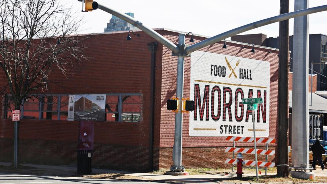 The Morgan Street Food Hall in Raleigh hoped to open at several points last year, but is now eyeing a summer 2018 unveiling. The project will feature up to 65 vendors, the most of any area food hall.