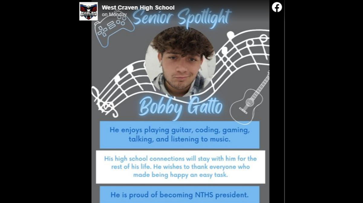 Bobby Gatto was 17 years old.