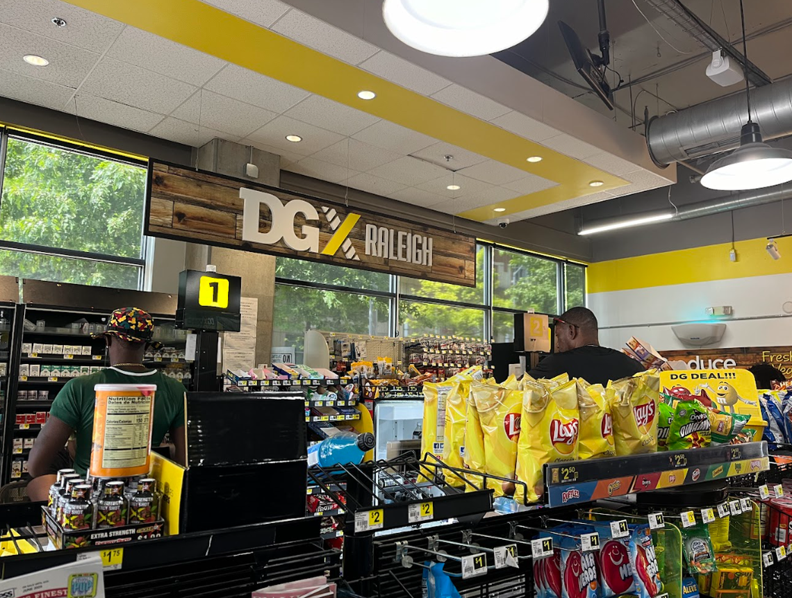 Dollar General is closing its location at 149 East Davie St. in downtown Raleigh.
