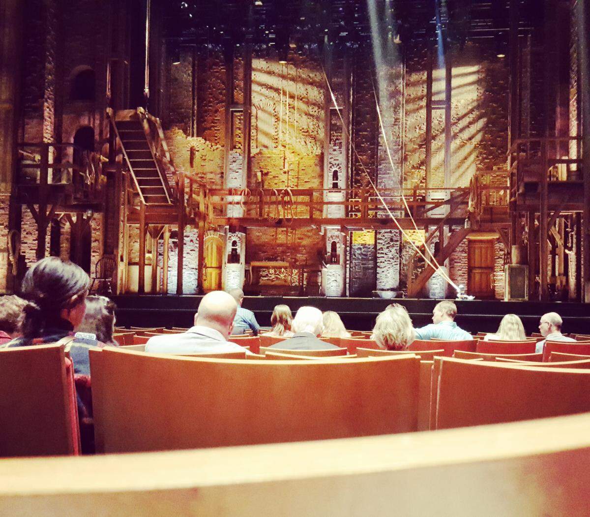 “Feeling like Goldilocks. This seat is juuuust right,” Angelo Hall tweeted Nov. 7, 2018, before he watched “Hamilton” at the Durham Performing Arts Center. Hall is a 35-year-old Creedmoor musician who won The News & Observer’s guest critic contest to attend “Hamilton.’