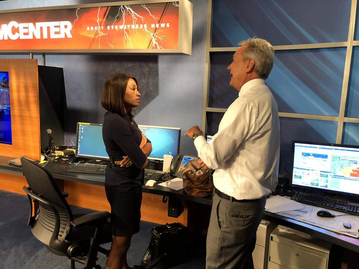 WTVD meteorologists Brittany Bell and Chris Hohmann discuss the plan for ABC11’s wall-to-wall weather coverage for Hurricane Florence on Sept. 13, 2018.
