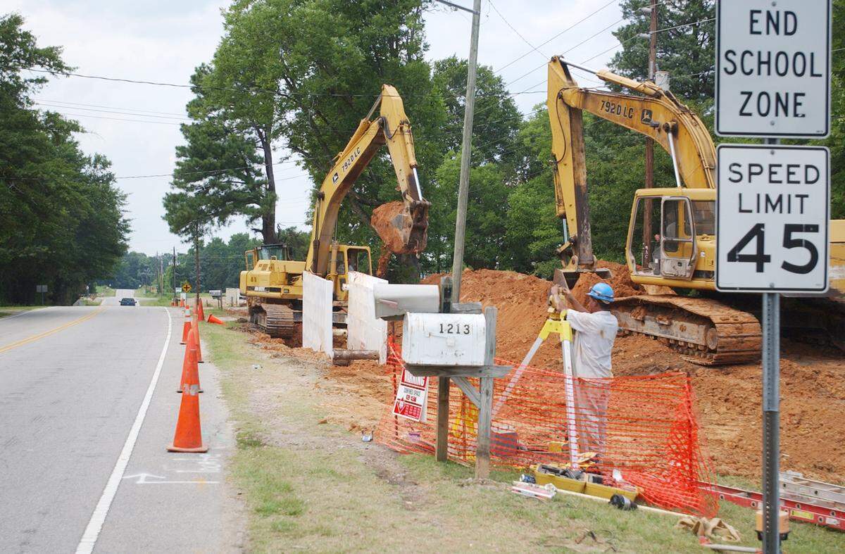 This file photo shows where the speed limit on Shepard School Road increases to 45 mph as the school zone ends just south of the Zebulon Boys & Girls Club.