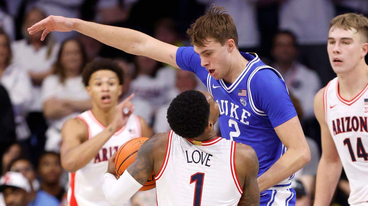 We meet again! Arizona guard Caleb Love, former Tar Heel nemesis, plays Duke one last time