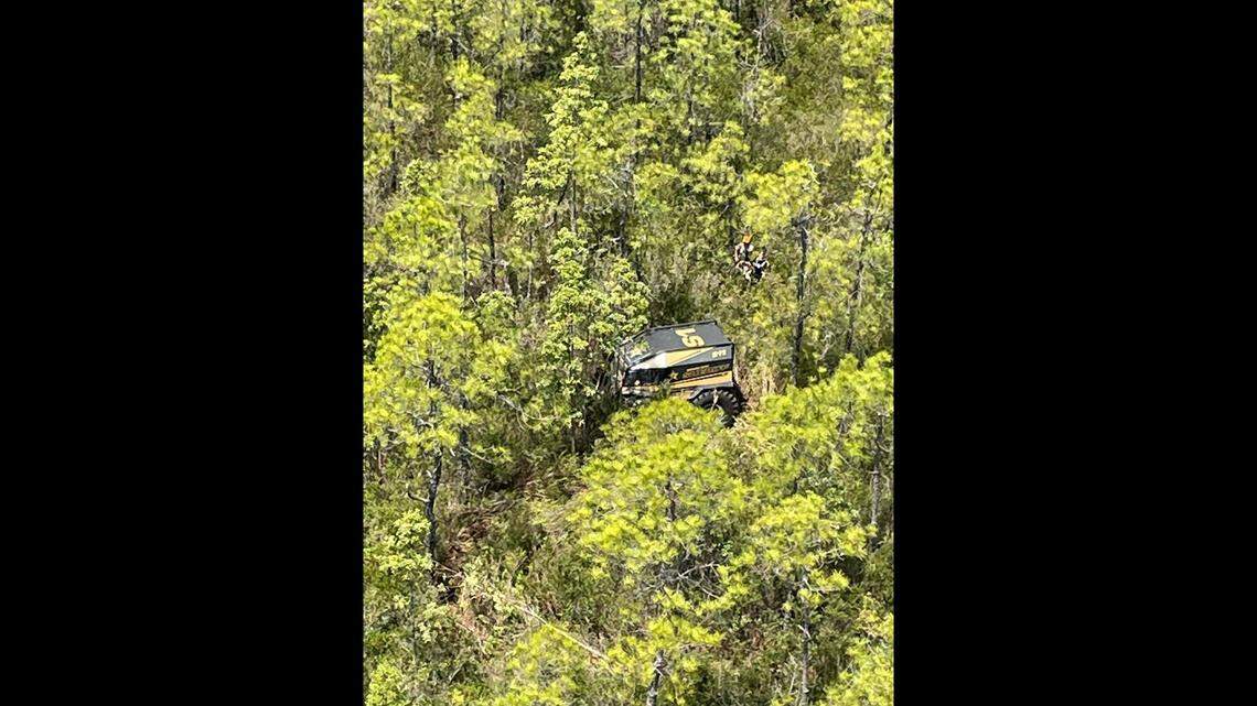 Rescuers used drones and an ATV to bring a young hunter to safety after he got lost in the woods on Saturday, April 23, officials in North Carolina said.