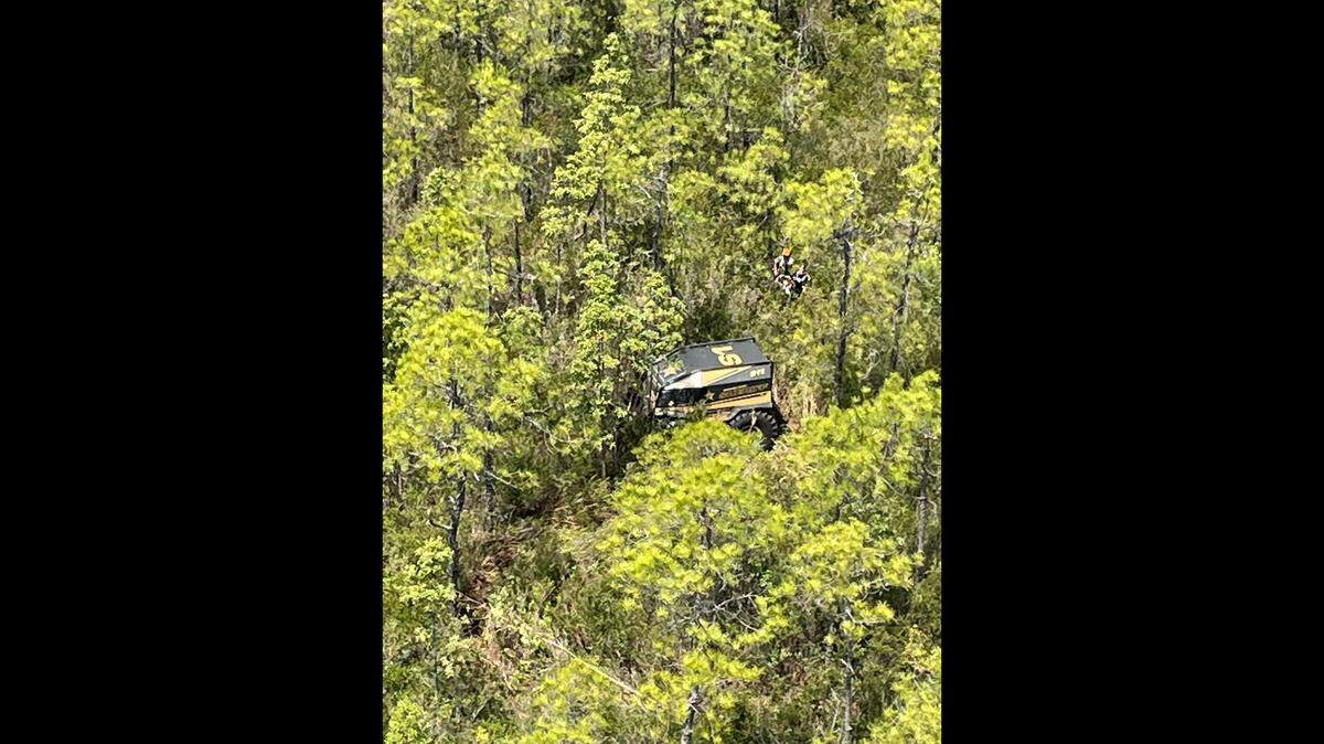 Rescuers used drones and an ATV to bring a young hunter to safety after he got lost in the woods on Saturday, April 23, officials in North Carolina said.