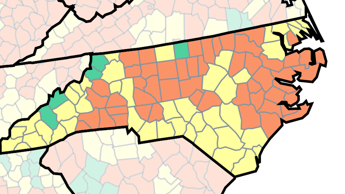 Masks are now advised indoors in half of NC counties, according to CDC guidance