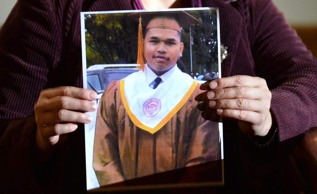 Dalin Adrong immigrated along with his family from Vietnam’s central highlands because of religious persecution. He earned his high school diploma and became a deacon at First Christian Church in Charlotte. After graduation, Adrong, 19, got a job at World Stone Fabricators, Inc. Within a few short months he was killed when his skull was crushed while at work because a laser safety device was inoperable as he crouched beside a stone-cutting machine. Jolin McElroy, pastor at First Christian Church, talked about how Adrong’s tragic death deeply affected a family who had overcome so much to live in the United States. She sat for a portrait on Wednesday, Dec. 11, 2019.