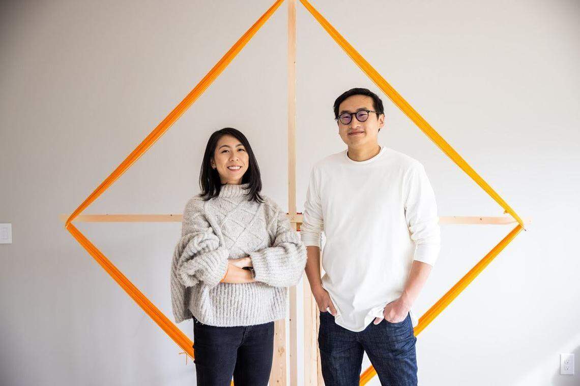 Justine Tiu and Adrian Zhang, founders of The Woobles, will appear on the ABC show Shark Tank this Friday.