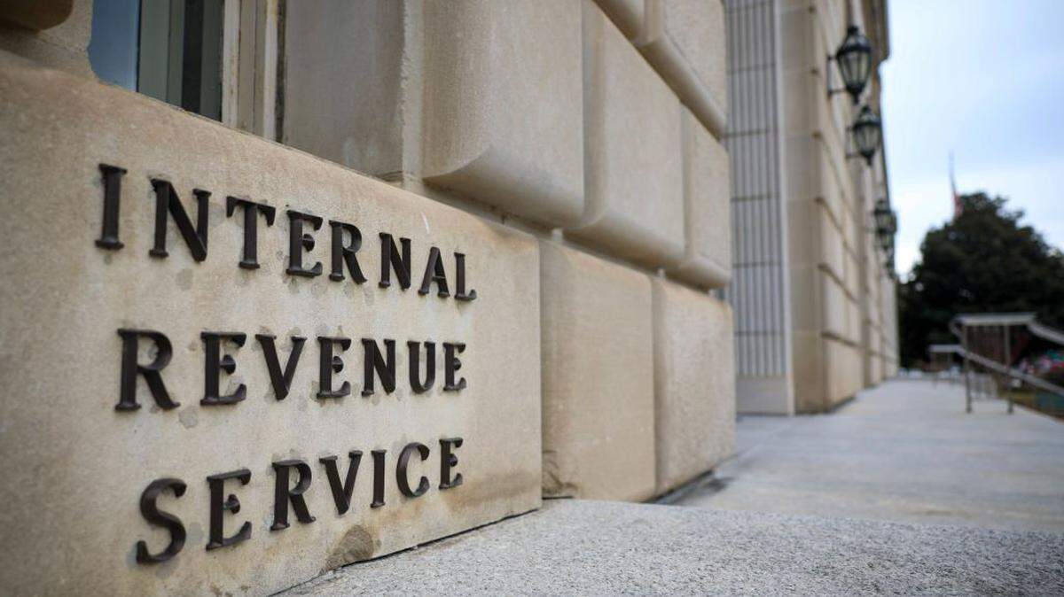 WASHINGTON, DC - FEBRUARY 20: The Internal Revenue Service (IRS) Building is seen on February 20, 2025 in Washington, DC. The Internal Revenue Service will begin laying off roughly 6,000 employees in the middle of tax season as the Trump administration pushes to downsize the federal workforce through the Department of Government Efficiency (DOGE). (Photo by Tasos Katopodis/Getty Images)