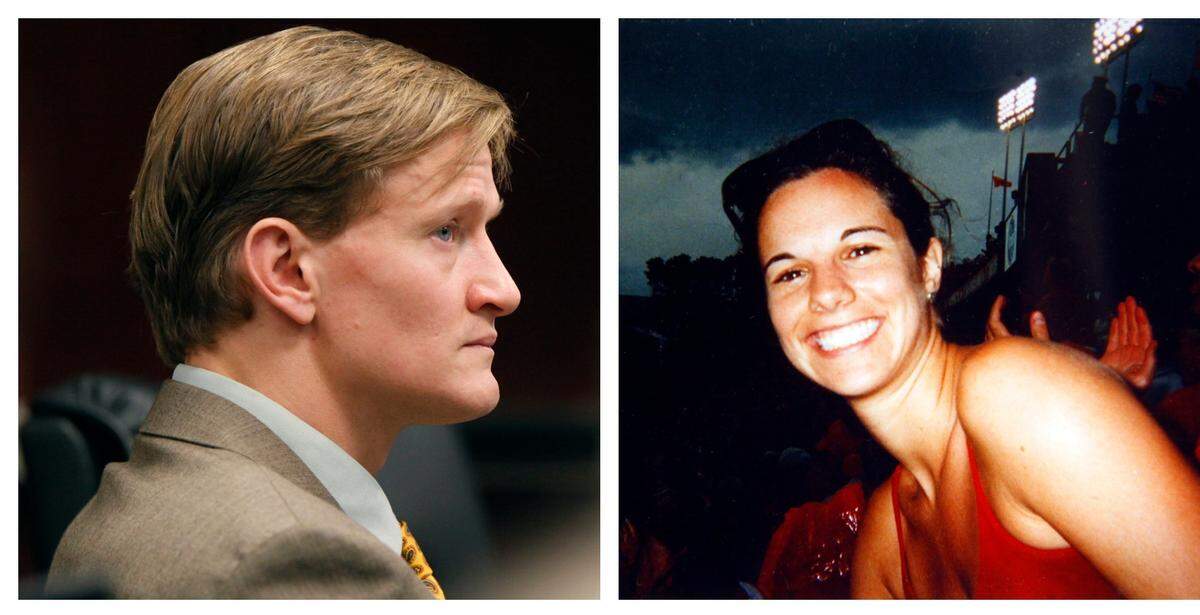 Jason Young, left, was convicted in 2012 for the 2006 murder of his wife Michelle Young in their Raleigh home.