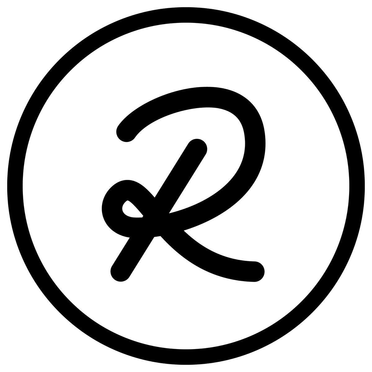 A stylized “R” in the new Raleigh Founded logo.