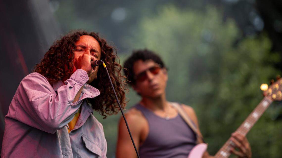 Chicano Batman performs at Moore Square in Raleigh during the Hopscotch Music Festival on Friday, Sept. 6, 2024.