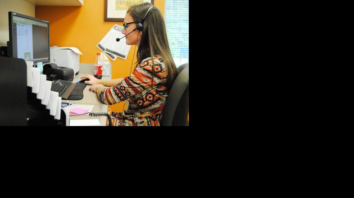 Recent East Carolina University graduate Kathryn Seymour was brought on as a call center employee in the Wendell branch of the State Employees’ Credit Union. 
