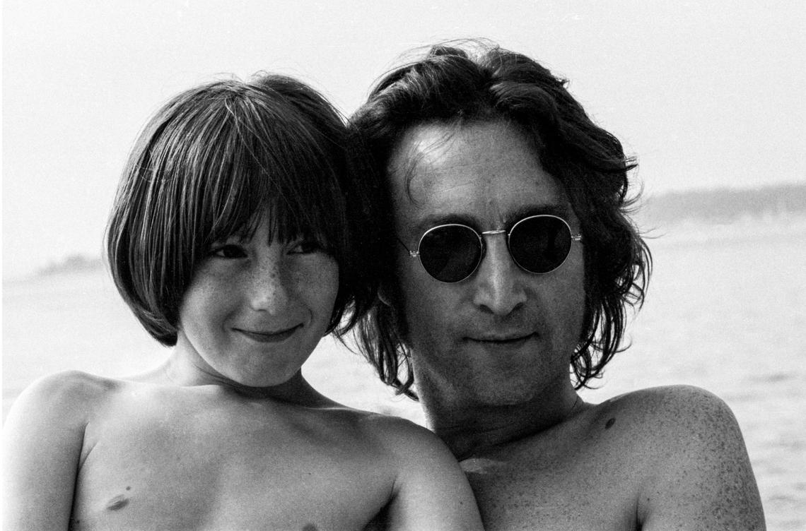 John Lennon spent many hours by the water with his young son Julian Lennon during his time in Los Angeles and New York with May Pang, who helped to reunite father and son.