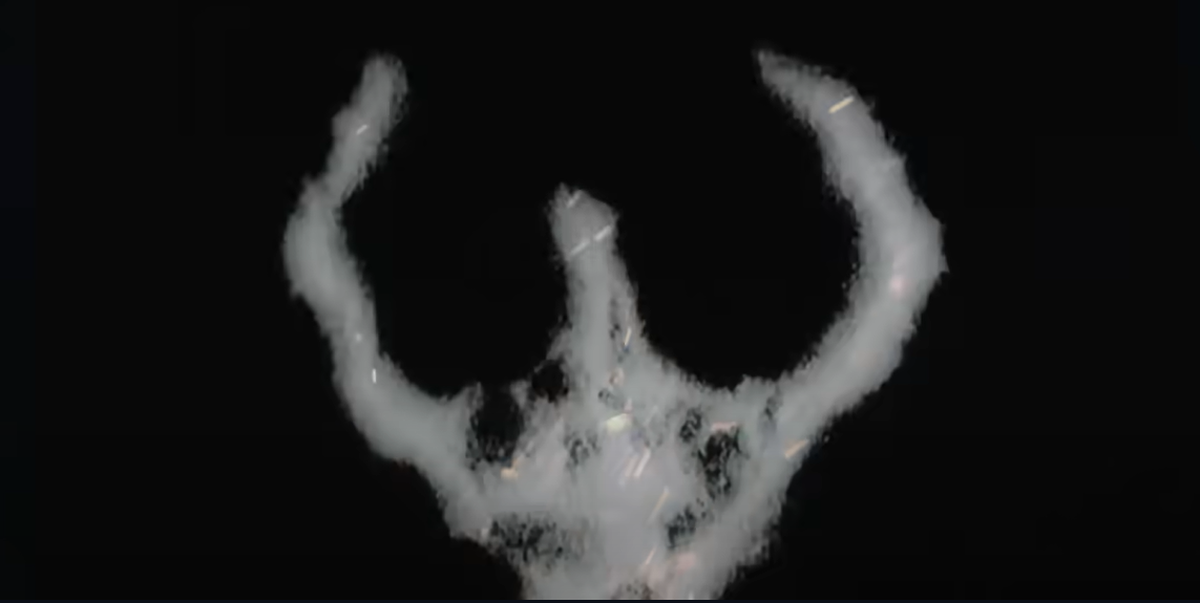 This haunting image is among many unusual sights in the video “Ghost in the Machine 2” created by the 4th Psychological Operations Group at Fort Liberty in North Carolina.