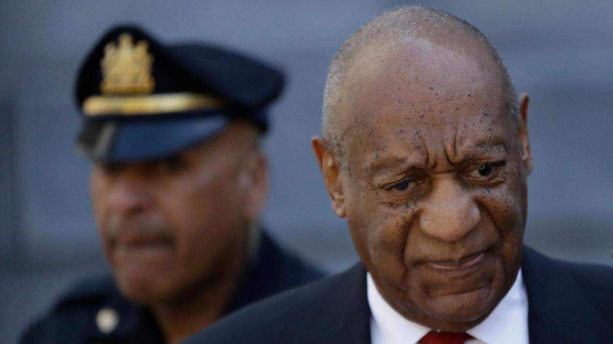 Bill Cosby departs after his sexual assault trial Thursday, April 26, 2018, at the Montgomery County Courthouse in Norristown, Pa. Cosby was convicted Thursday of drugging and molesting a woman in the first big celebrity trial of the #MeToo era.