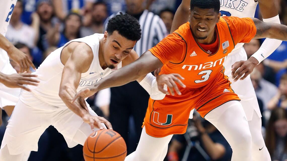 No. 3 Duke wallops Miami behind Barrett, Reddish