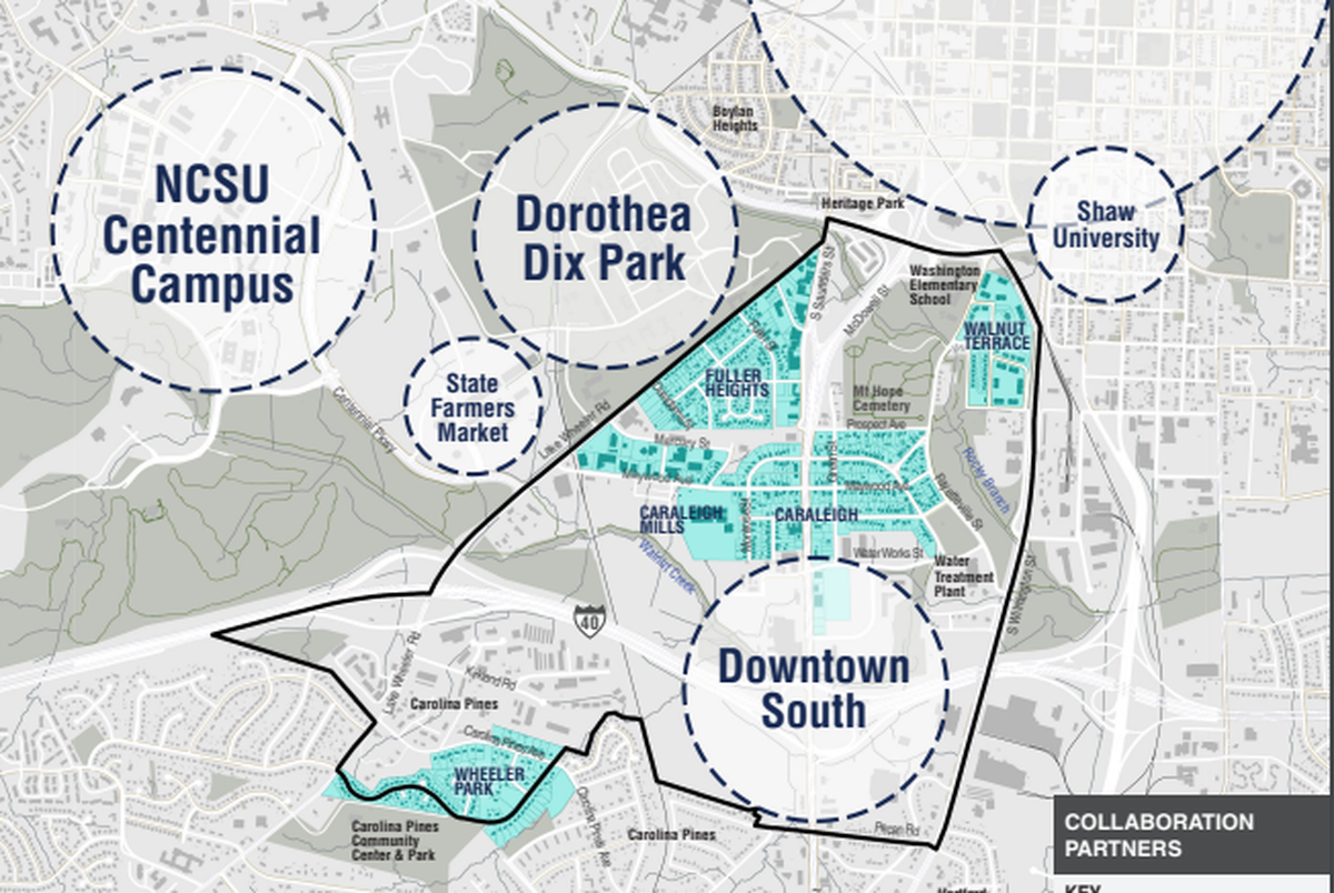A look at the area covered by the Dix Edge Study and the other points of interest surrounding the area.