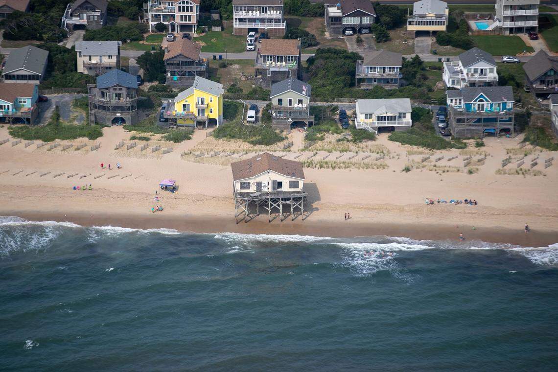 Homes on the southern portion of Nags Head in Dare County are not inexpensive. Affordable housing is limited in the county, which draws tourists and second-home owners who love the ocean.