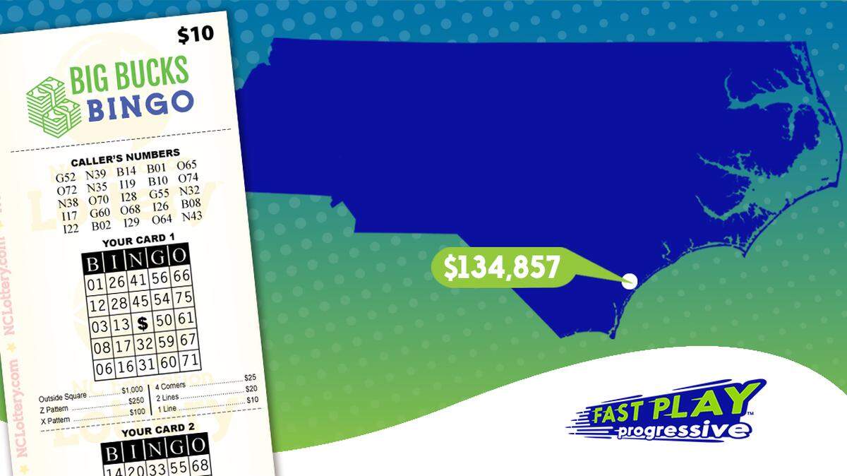 A North Carolina woman won big after trying a new lottery game, officials said.