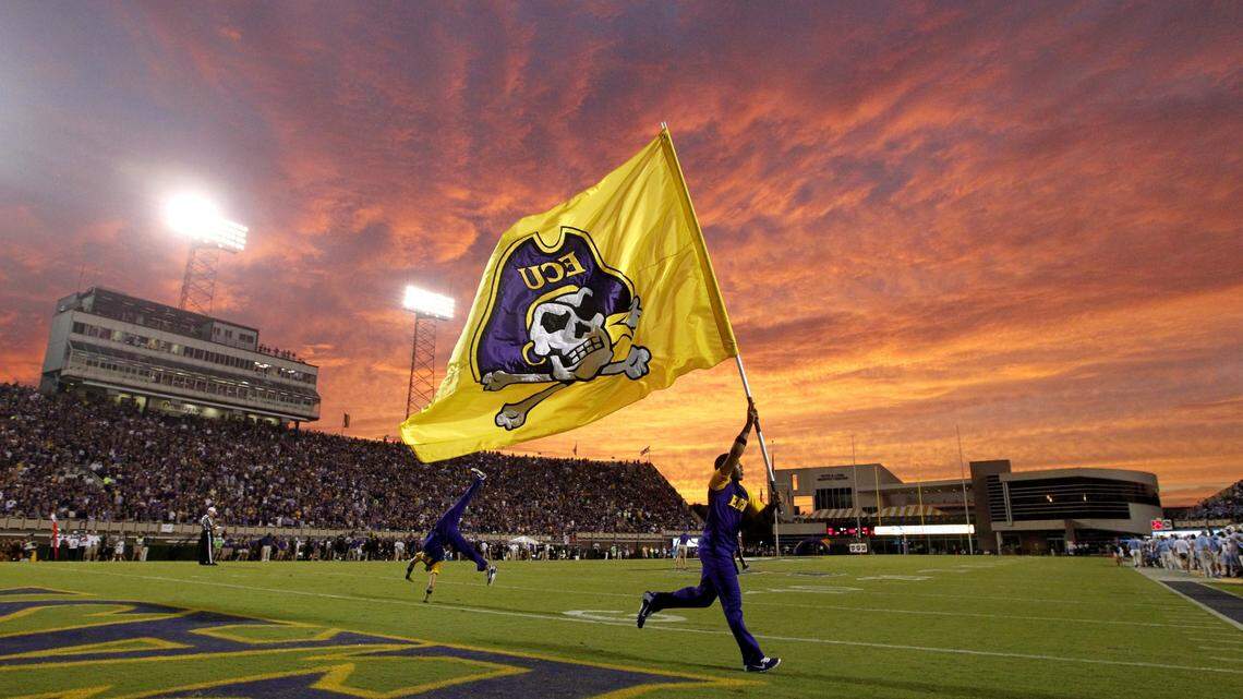 East Carolina will host South Carolina in its 2021 home opener Saturday in Greenville, North Carolina. It’ll help the ECU athletic department return to a semblance of pre-pandemic normalcy.