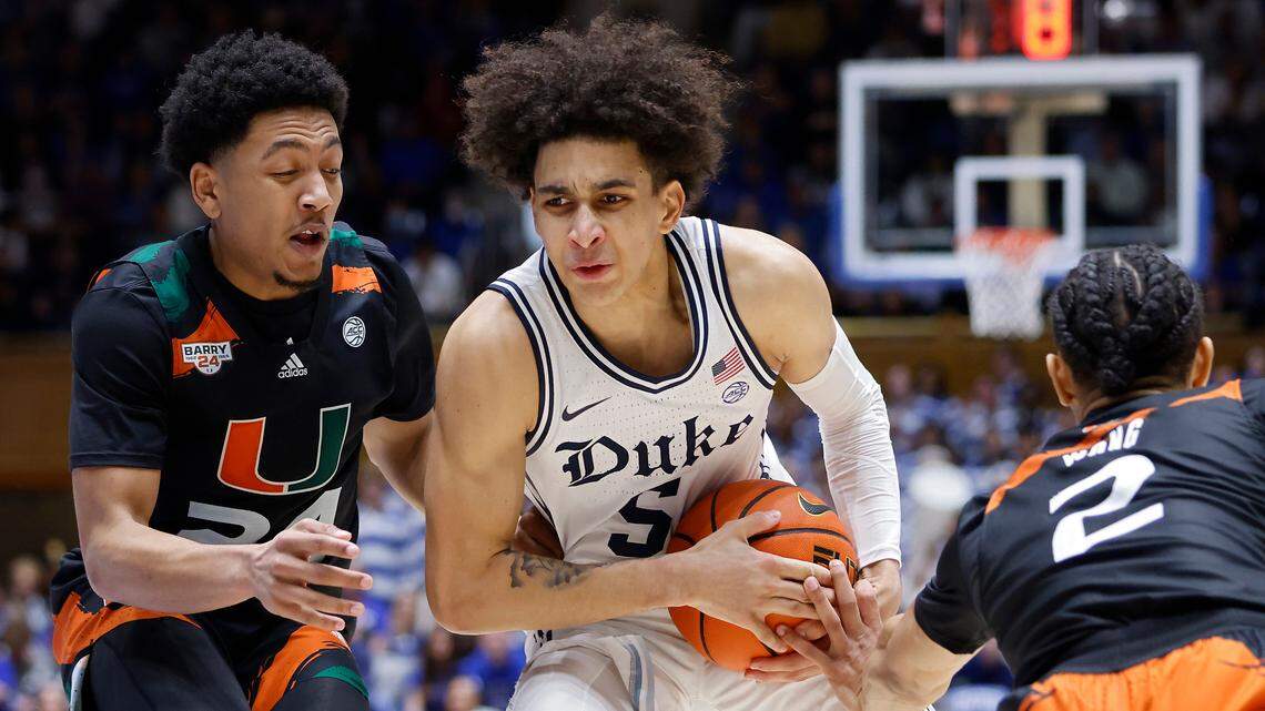 Duke basketball survives cold shooting late, holds off Miami in a 68-66 home ACC win