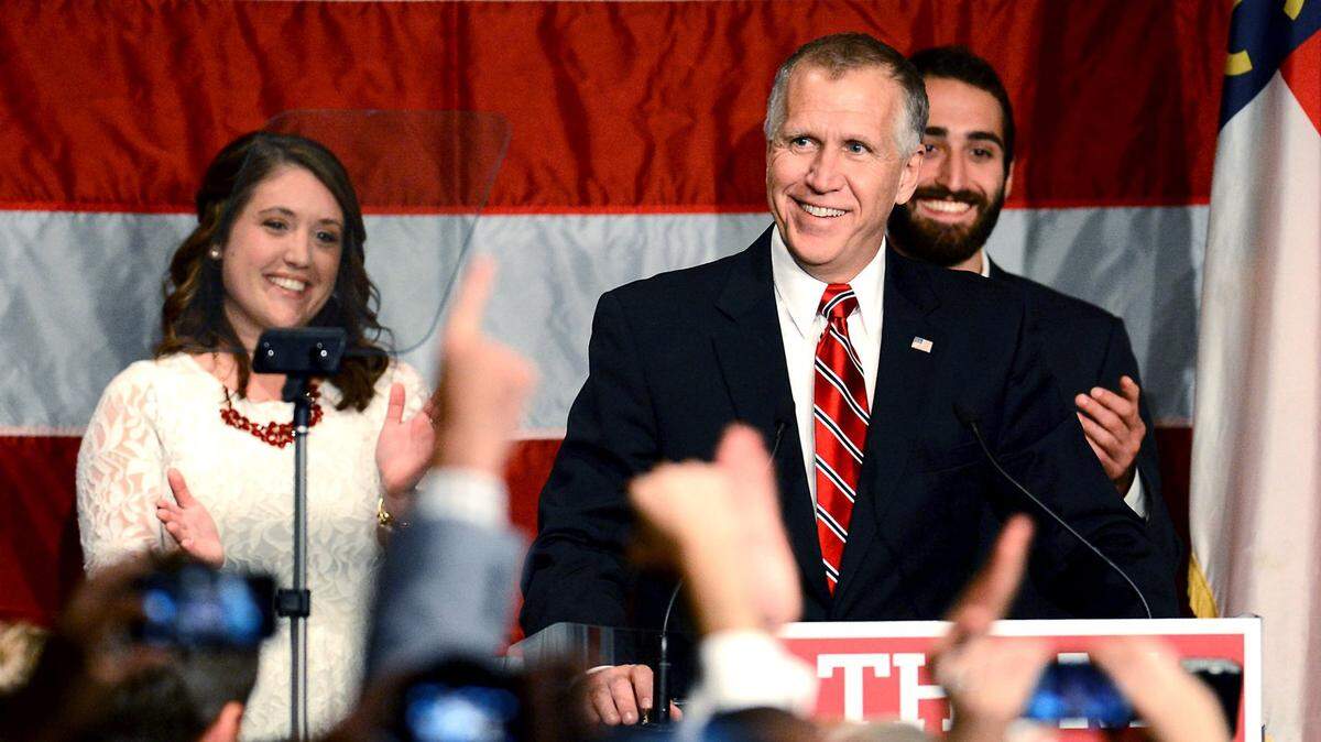 Sen. Thom Tillis of NC isn’t seeking reelection. See photos from his time in politics