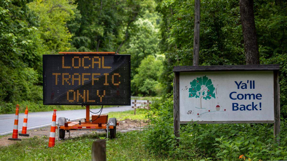 A temporary road for local traffic only now connects Bat Cave and Chimney Rock after Hurricane Helene destroyed a 2.5-mile stretch of U.S. 64/74A through Hickory Nut Gorge, one of the most severely damaged and costly road repairs in the state.