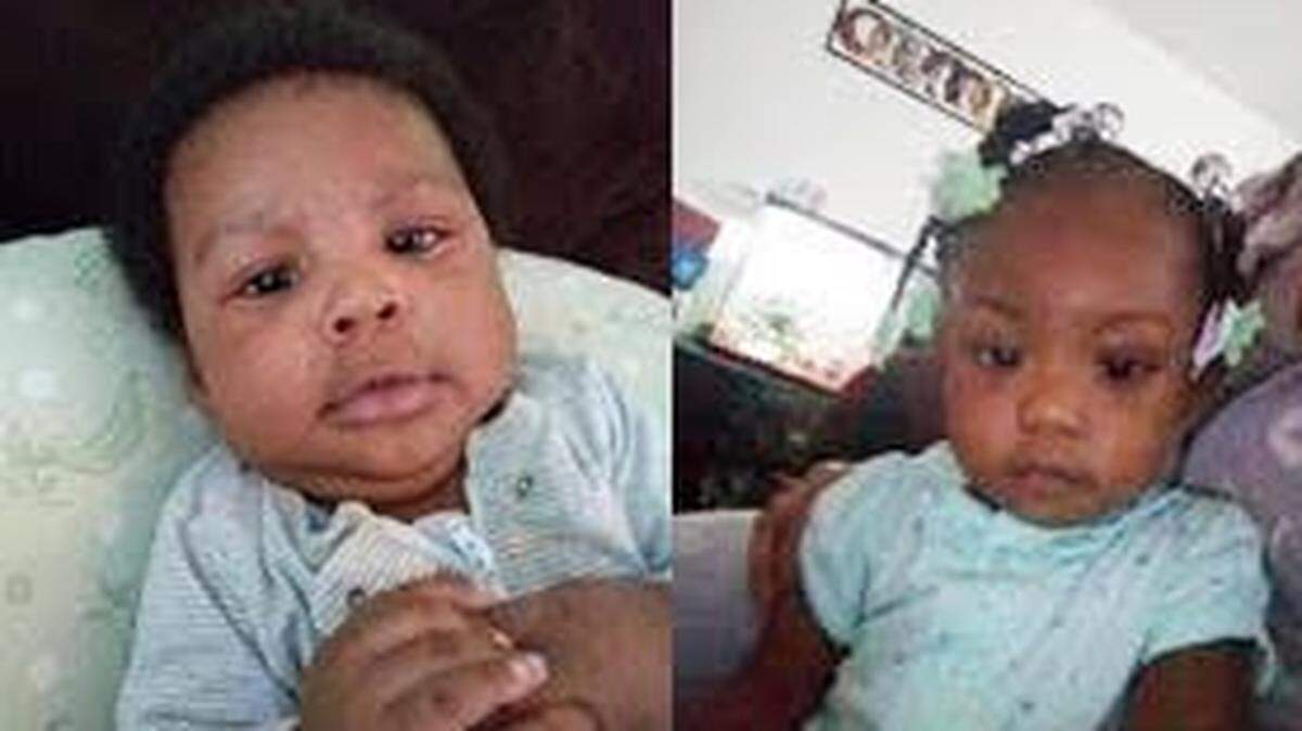 Left: Four-month-old Antoin Marsh. Right: One-year-old Destiny Marsh