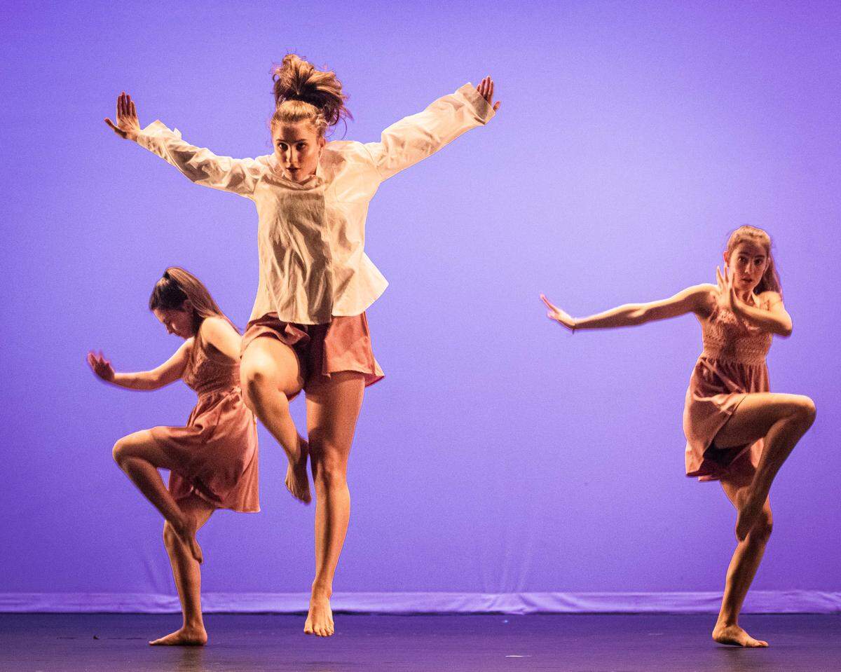 Green Hope High School dance students perform their routines. Students are trying to prevet the elimination of the school’s dance program.