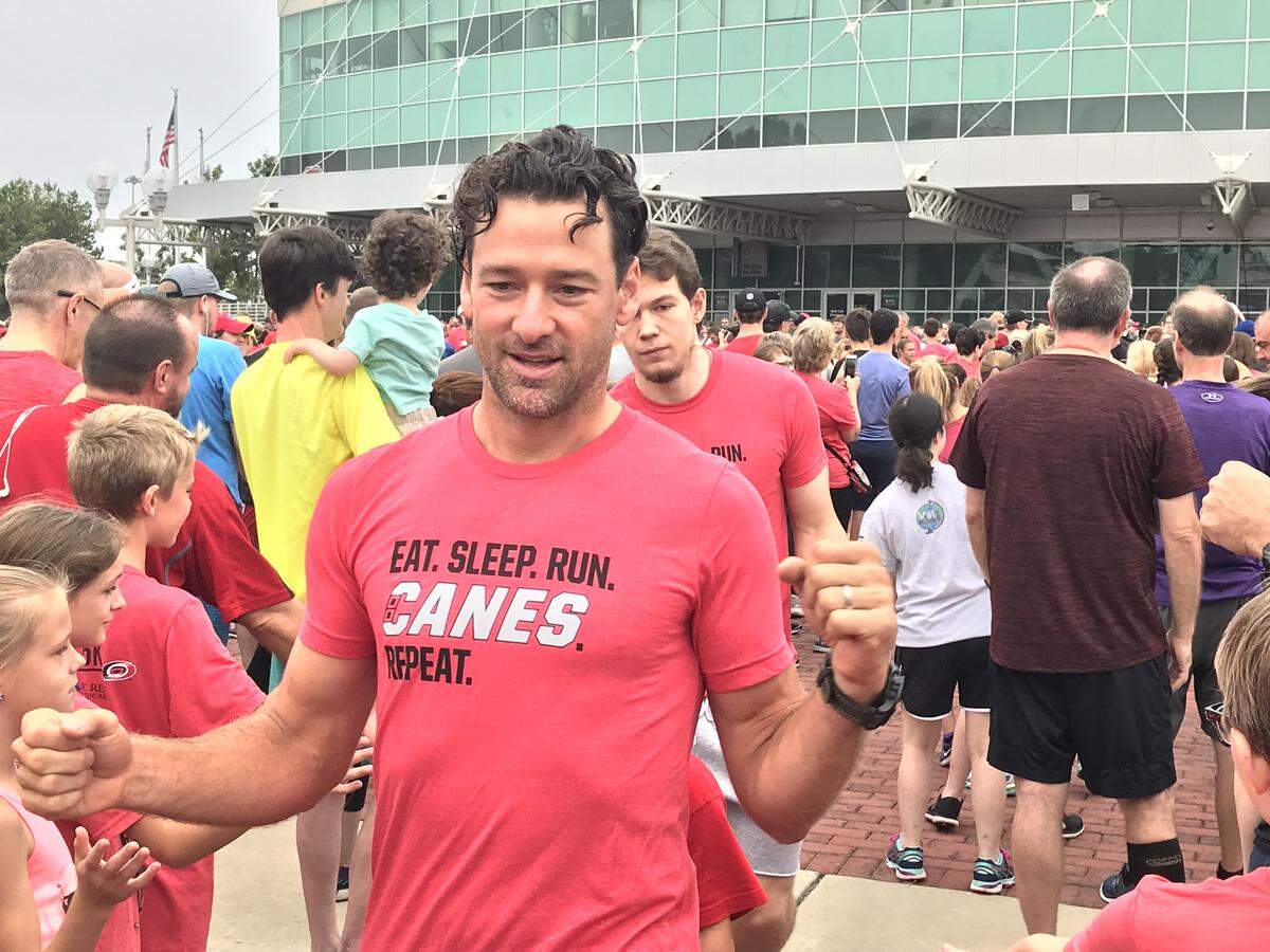 Carolina Hurricanes forward Justin Williams as captain will be counted on to lead the way for a team of younger players.