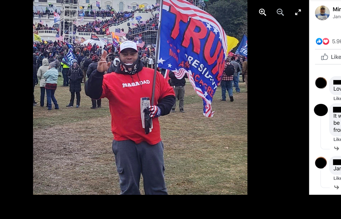 A screenshot of Durham mayoral candidate and GOP member Jahnmaud Lane’s profile picture. Lane, known for his online show called “Mind of Jamal,” attended the Jan. 6 Capitol riot in Washington, D.C.