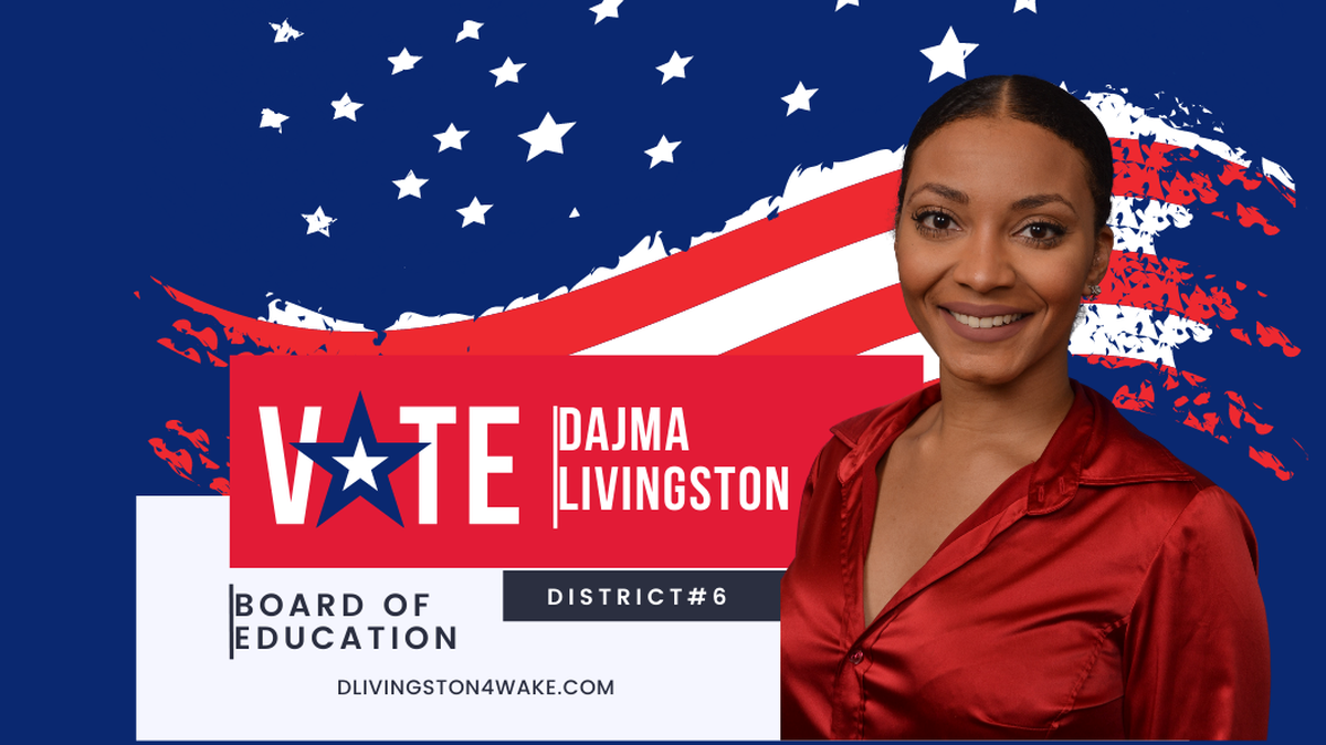 Dajma Livingston, candidate for Wake County Board of Education District 6