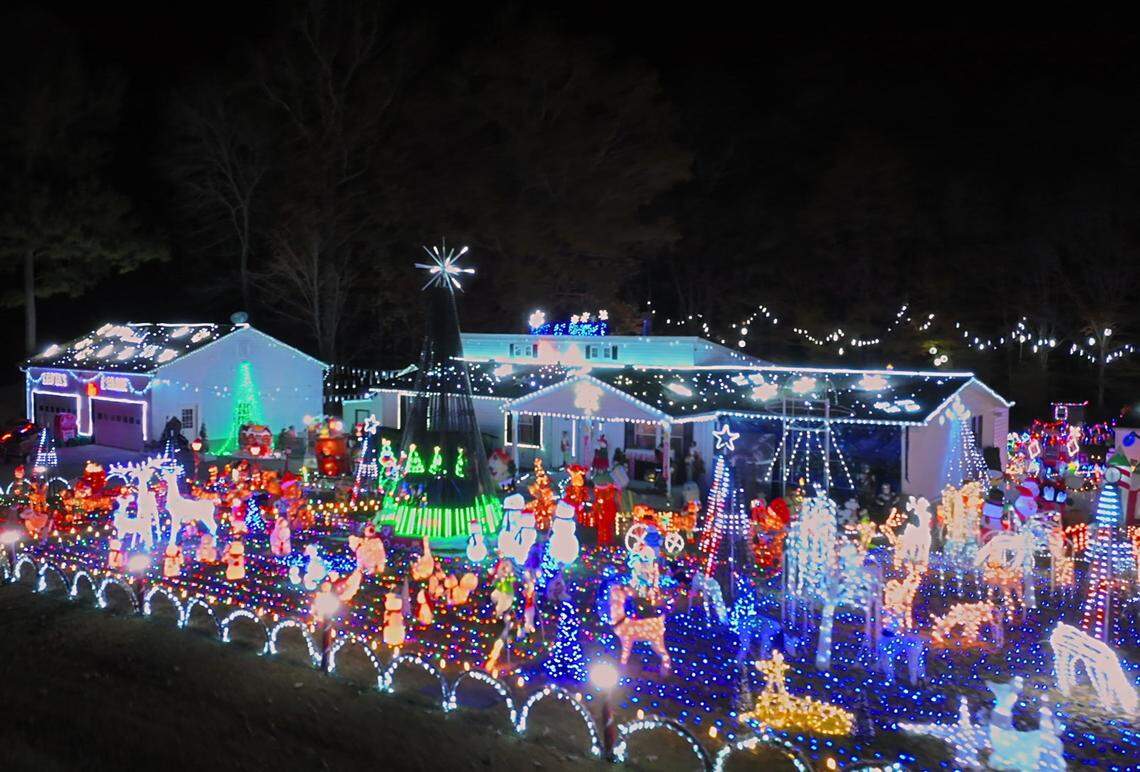 The Campbell family of Oxford, NC, won the top prize on the Season 12 premiere episode of ABC’s “Great Christmas Light Fight,” which aired on Dec. 5, 2024.