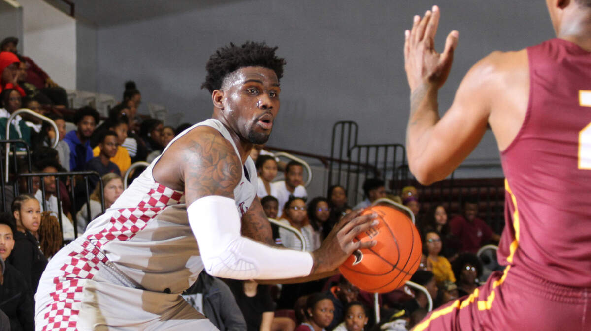 North Carolina Central senior guard Larry McKnight Jr. is one of three players who has started every game for the Eagles this season.