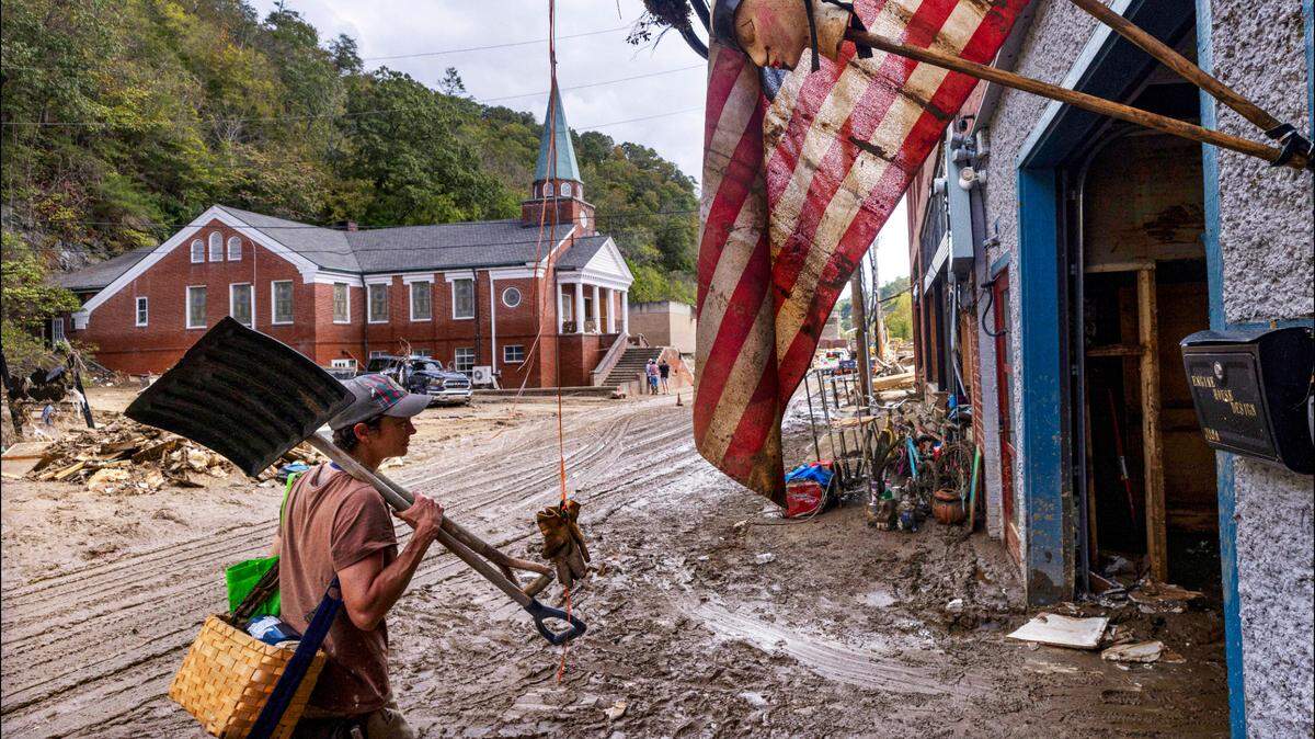 See photos and video from Helene’s devastation in the mountains of western NC